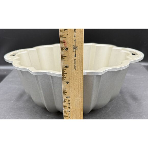 Nordic Ware Proform Anniversary Bundt Pan With Handles 12”x4.5” Silvery Taupe - Picture 7 of 7